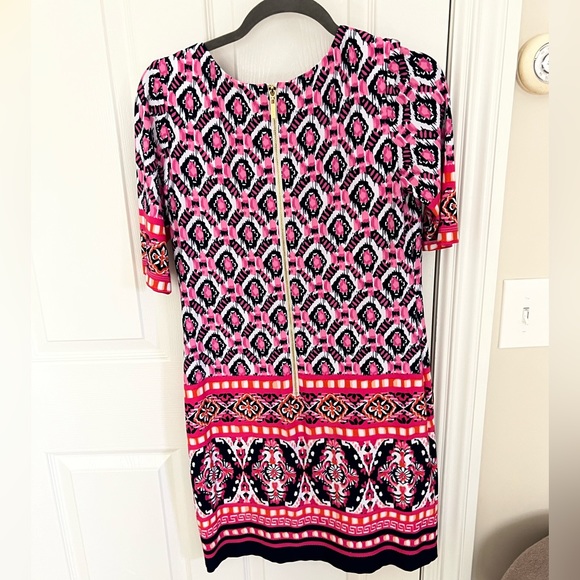 Eliza J Colorful 3/4 Sleeve Mini Dress Size 4 - Picture 3 of 3